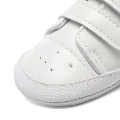 Clowora Baby Boys Girls Shoes Non-Slip Rubber Sole Sneakers Infant First Walking Toddler Crib Shoes Newborn Loafers Flats. - 5