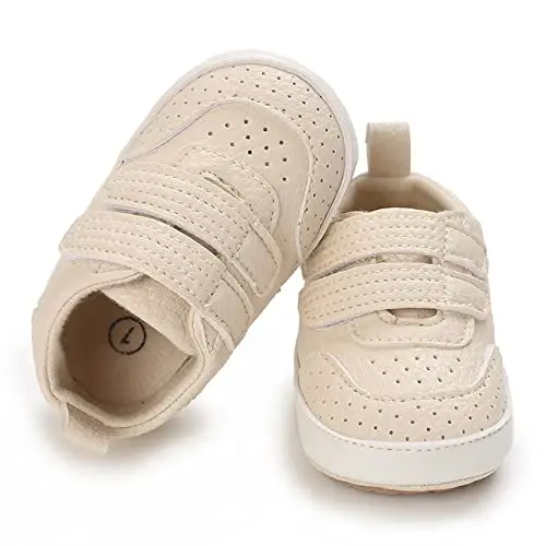 Clowora Baby Boys Girls Shoes Non-Slip Rubber Sole Sneakers Infant First Walking Toddler Crib Shoes Newborn Loafers Flats. - 3