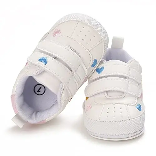 Clowora Baby Boys Girls Shoes Non-Slip Rubber Sole Sneakers Infant First Walking Toddler Crib Shoes Newborn Loafers Flats. - 2