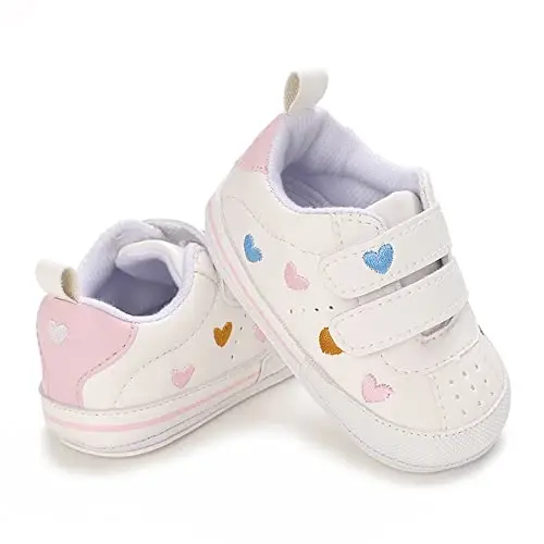 Clowora Baby Boys Girls Shoes Non-Slip Rubber Sole Sneakers Infant First Walking Toddler Crib Shoes Newborn Loafers Flats. - 3