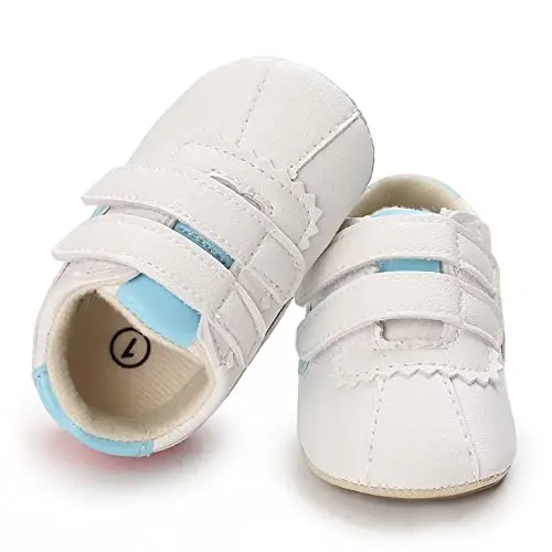 Clowora Baby Boys Girls Shoes Non-Slip Rubber Sole Sneakers Infant First Walking Toddler Crib Shoes Newborn Loafers Flats. - 5