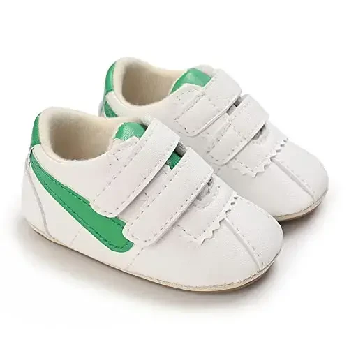 Clowora Baby Boys Girls Shoes Non-Slip Rubber Sole Sneakers Infant First Walking Toddler Crib Shoes Newborn Loafers Flats. - 3