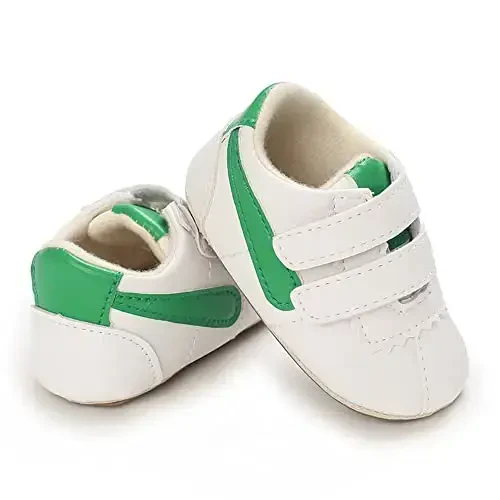 Clowora Baby Boys Girls Shoes Non-Slip Rubber Sole Sneakers Infant First Walking Toddler Crib Shoes Newborn Loafers Flats. - 5