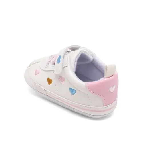 Clowora Baby Boys Girls Shoes Non-Slip Rubber Sole Sneakers Infant First Walking Toddler Crib Shoes Newborn Loafers Flats. - 6