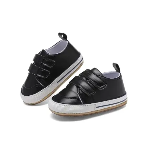Clowora Baby Boys Girls Shoes Non-Slip Rubber Sole Sneakers Infant First Walking Toddler Crib Shoes Newborn Loafers Flats. - CLOWORA (1)