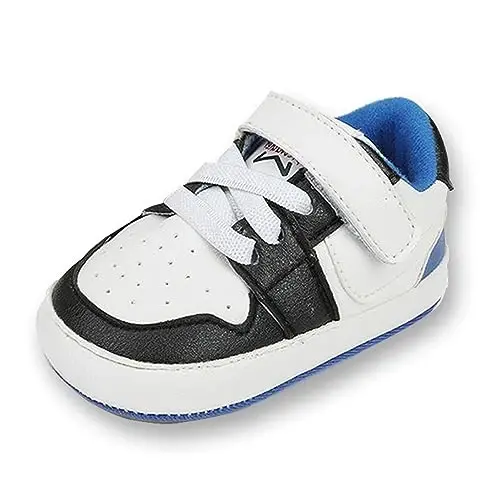 Clowora Unsex Baby Shoes Boys Girls Infant Sneakers Non-Slip Soft Rubber Sole Toddler Crib First Walker Lightweight Shoes - 1