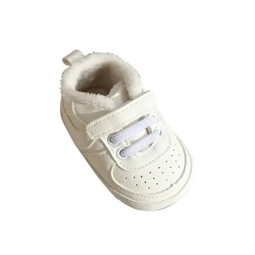 Clowora Unsex Baby Shoes Boys Girls Infant Sneakers Non-Slip Soft Rubber Sole Toddler Crib First Walker Lightweight Shoes 