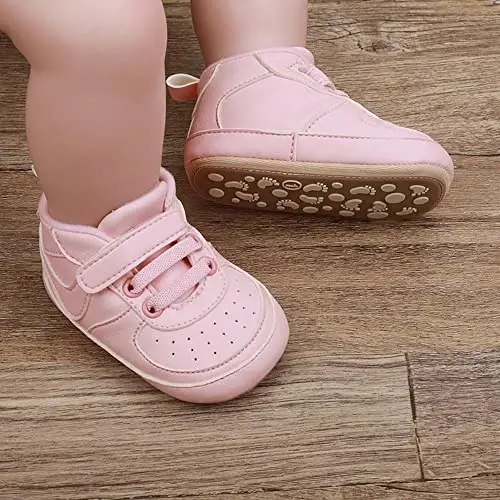 Clowora Unsex Baby Poyabzal O'g'il Bolalar Qizlar Chaqaloq Krossovkalari Sirpanmaydigan Yumshoq Rezina Taglik Yuruvchi Krovat Birinchi Yengil Poyabzal - 2