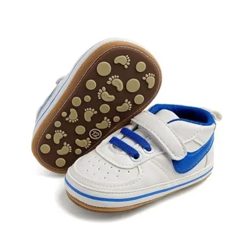 Clowora Unsex Baby Shoes Boys Girls Infant Sneakers Sirpanmaydigan Yumshoq Rezina Taglik Bolalar Karavatcha Birinchi Walker Yengil Poyabzal - 4