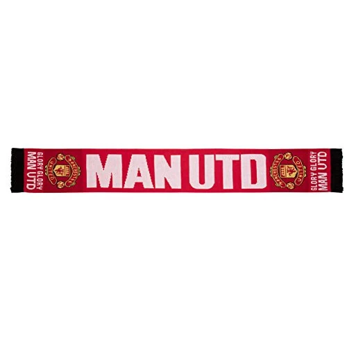 Club Licensed Manchester United 'Glory Glory' Scarf - Red - One Size - Manchester United FC (1)