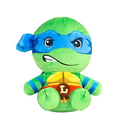 Club Mocchi-Mocchi- Teenage Mutant Ninja Turtles Plush - TMNT Leonardo Plushie - Ninja Turtle Stuffed Animal Toys and Room Decor - Plush Collectible TMNT Figures - 6 inch - CLUB
