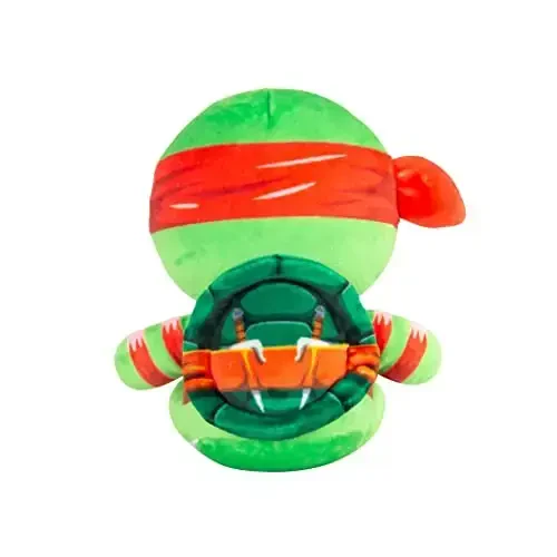 Club Mocchi-Mocchi- Teenage Mutant Ninja Turtles Plush - TMNT Raphael Plushie - Ninja Turtle Stuffed Animal Toys and Room Decor - Plush Collectible TMNT Figures - 6 inch - 3