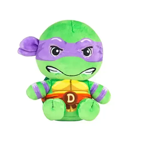 Club Mocchi-Mocchi- Teenage Mutant Ninja Turtles Plush - TMNT Donatello Plushie - Ninja Turtle Stuffed Animal Toys and Room Decor - Plush Collectible TMNT Figures - 6 inch - CLUB