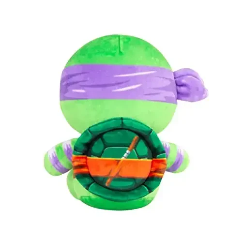 Club Mocchi-Mocchi- Teenage Mutant Ninja Turtles Plush - TMNT Donatello Plushie - Ninja Turtle Stuffed Animal Toys and Room Decor - Plush Collectible TMNT Figures - 6 inch - 3