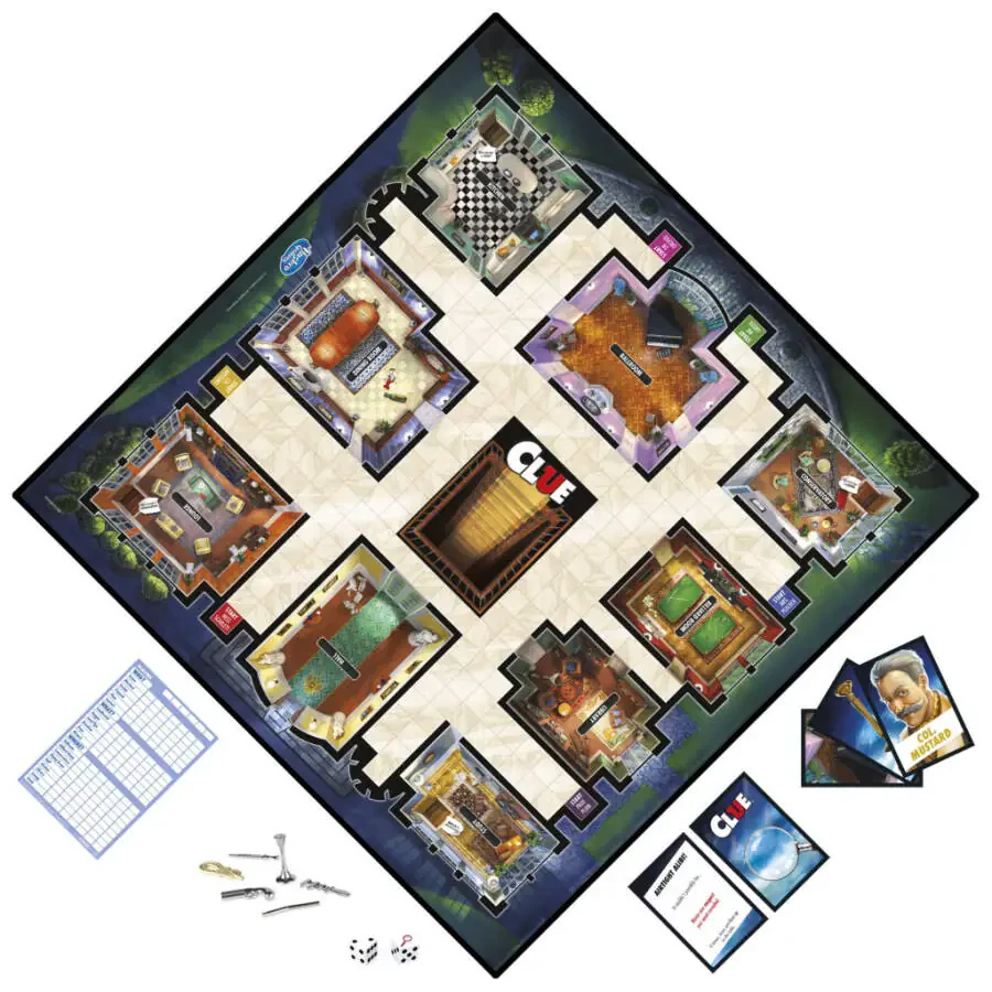 Clue Board Game, Mystery Game for Kids Ages 8 and Up, Family Games for 2-6 Players - 2