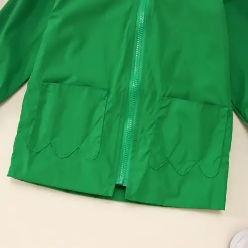 CM C&M WODRO Toddler Baby Boy Girl Duck Rain Jacket Cute Cartoon Animal Raincoat Hoodie Kids Coat Fall Winter School Outfit - 6