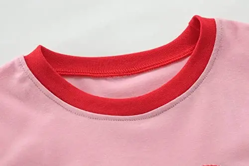 CM-Kid Little Girls Pajamas Short Sleeve 100% Cotton Toddler Pjs Mermaid Sleepwear Unicorn Pajama Summer Clothes Sets 1-7T - 2