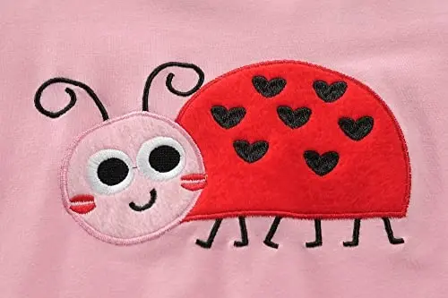 CM-Kid qizlar uchun pijama, qisqa yengli, 100% paxta, kichkintoylar uchun tungi kiyim, suv parisi va bir shoxli otli pijama to‘plami, yozgi kiyimlar, 1-7 yosh - 3