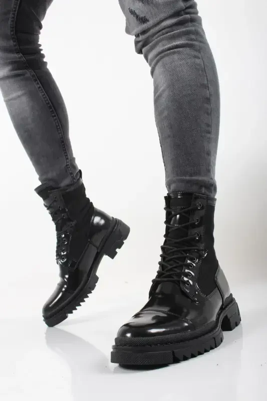 Cnt 746 Polarlı Erkek Askeri Postal-SIYAHSIYAH - OKSIT