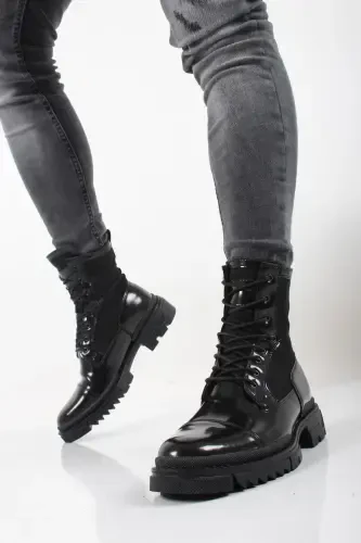 Cnt 746 Полярные Мужские Военные Ботинки-ЧЕРНЫЙЧЕРНЫЙ - 1