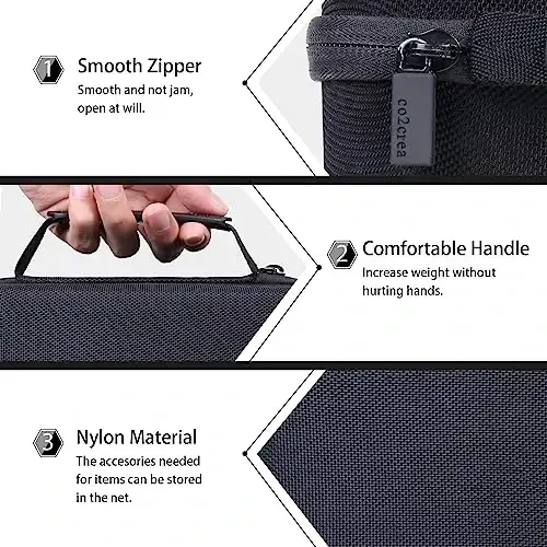 co2CREA Hard Case Compatible with NEXPOW Q10S Car Jump Starter 1500A Peak 12800mAh Battery Starter - 5