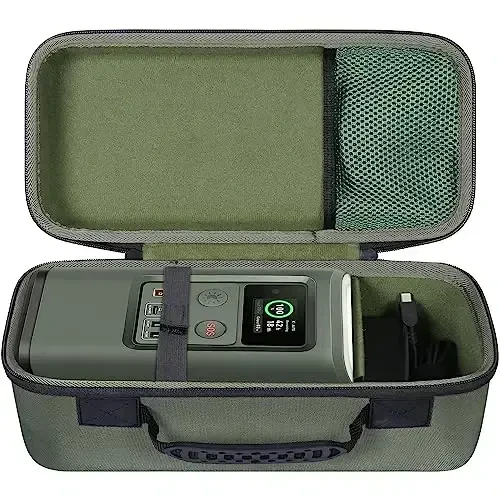 co2CREA Hard Case Compatible with Anker PowerCore Reserve 192Wh Power Bank 60,000mAh LiFePO4 Portable Charger 60W Portable Power, Green Case - 2