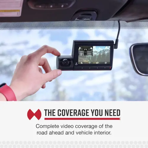 Cobra SC 220C Smart Dual View Front & Cabin Dash Cam - QHD 1440P, 360 Alerts, CarPlay & Android Auto - 5
