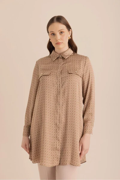 Cocoon Patterned Tunic - AKER