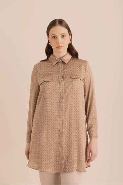 Cocoon Patterned Tunic - 3