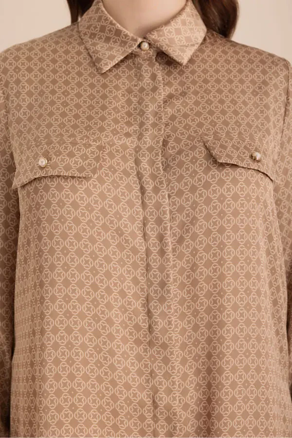 Cocoon Patterned Tunic - 4