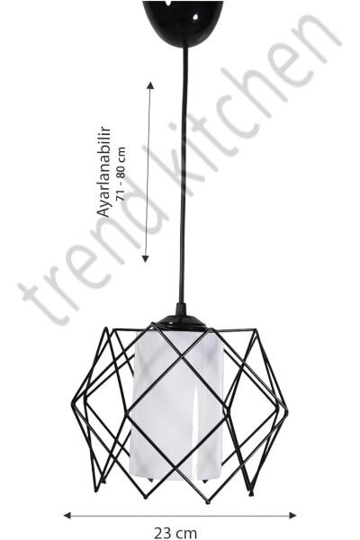 Cocoon White Glass Single Kitchen, Hallway, Corridor Pendant Light - 12