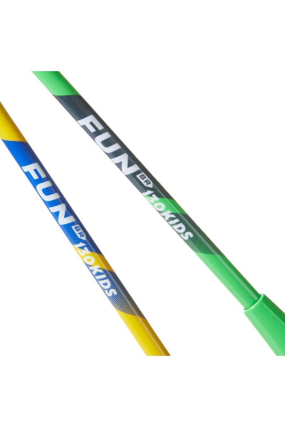 Perfly Çocuk Badminton Raket Seti - BR 130 - Yeşil / Sarı - 37