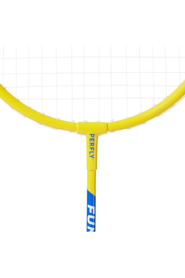 Perfly Çocuk Badminton Raket Seti - BR 130 - Yeşil / Sarı - 6