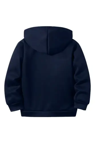 Çocuk Baskısız Fermuarlı Hırka/Ceket-Lacivert - NPLSTORE (1)
