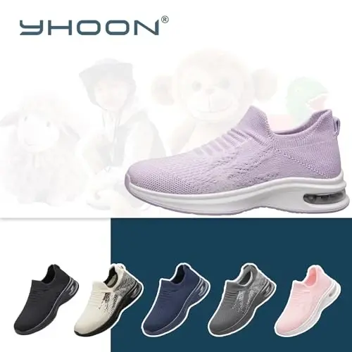 Kids Sock Shoes Boys Girls Sneakers Athletic Fitness Tennis Walking School Shoes for Toddler/Little Kid/Big Kid - 3