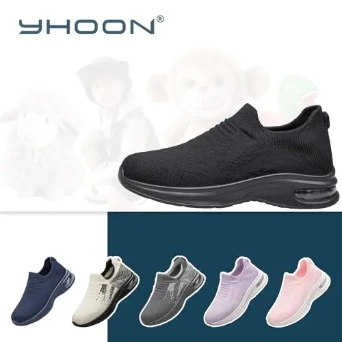 Kids Sock Shoes Boys Girls Sneakers Athletic Fitness Tennis Walking School Shoes for Toddler/Little Kid/Big Kid - 3