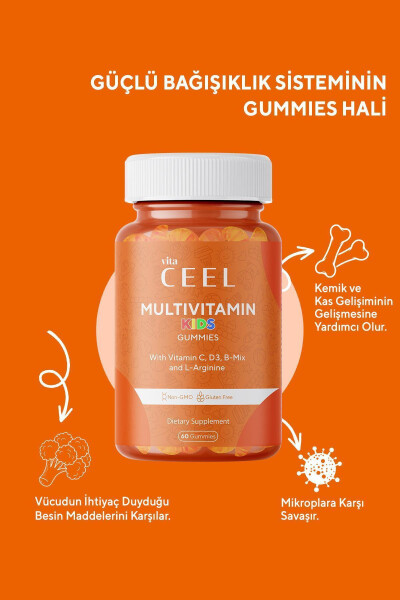 Çocuk Gelişim Multivitamini (C, D, B Grubu, L-arginin) - 16