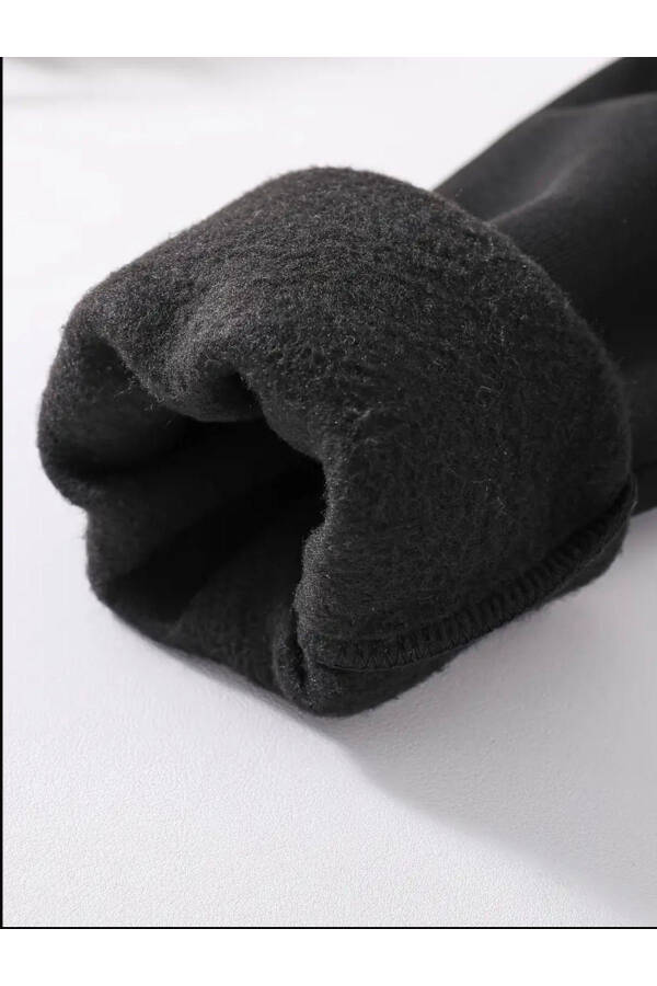 Çocuk Kapşonlu Erkek-kız Newyork Baskılı Siyah Fermuarlı Hırka-mdl3 - 4