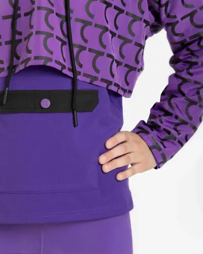 Çocuk Kapüşonlu Sweatshirt - SİYAH BASKILI - 4