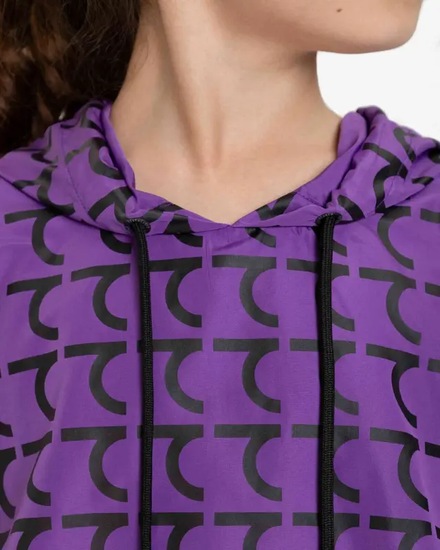Çocuk Kapüşonlu Sweatshirt - SİYAH BASKILI - 8