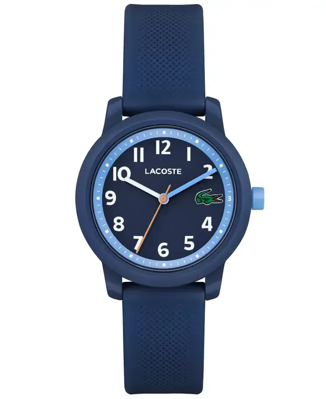 Kids L.12.12 Light Navy Silicone Strap Watch 32mm-Navy - LACOSTE