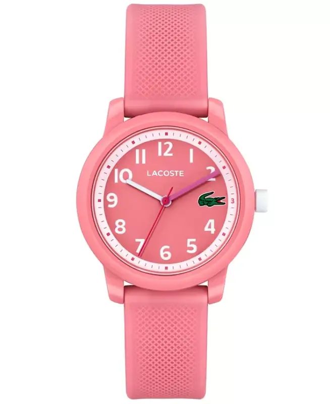 Kids L.12.12 Pink Silicone Strap Watch 32mm-Pink - 1
