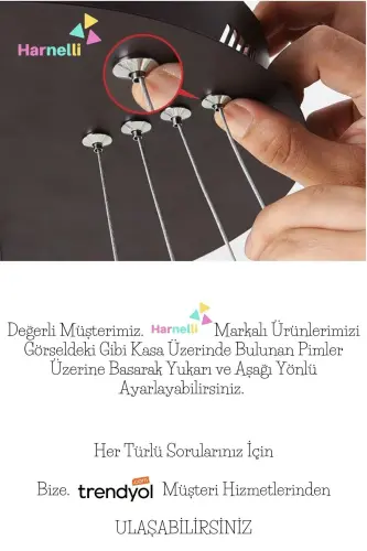 Çocuk odası Hol Antre Oturma Odası Beyaz Işık Tekli Ledli Avize - Turkuaz - 5