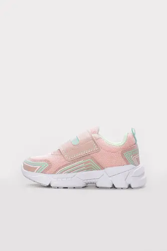 Unisex Çocuk Sneaker Ayakkabı 133XCAA-35 - Pudra - FAST STEP (1)