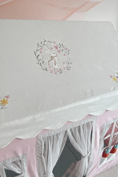 Çocuk Oyun Evi Tavşan Desenli Oyun Çadırı Oyun Alanı - 5