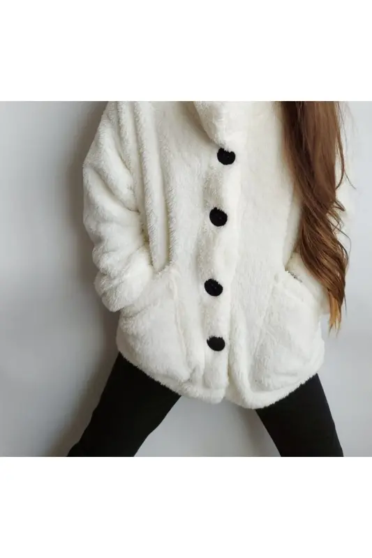 Çocuk Pelüş Beden Tablosuna Göre Alım Yapabilirsiniz-BEYAZ - QUB CLUB