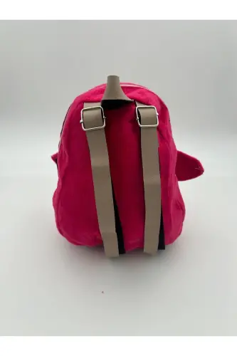 Çocuk Penguen Desenli Ev Okul Kreş Sırt Çantası - pembe - EATÖLYE (1)
