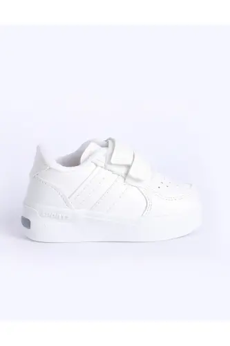 Çocuk Sneaker Spor Ayakkabısı Konforlu Esnek Hava Alan Unisex Kaliteli Ortapedik ışıklı ayakkabı - Beyazabeyazışıklıayn - 1