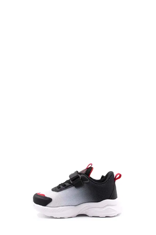 Unisex Çocuk Sneaker Ayakkabı 615XCA080 - Siyah Kırmızı - 2