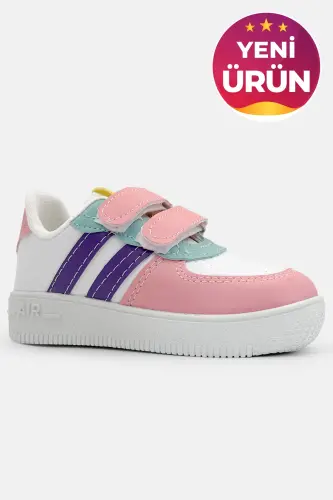 Çocuk Spor Ayakkabı Günlük Çocuk Ayakkabı Air Nefes Alır Sneaker-Pembe Mor 